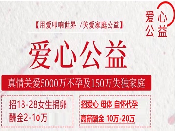 薛城捐卵助孕生子 爱心志愿者招募